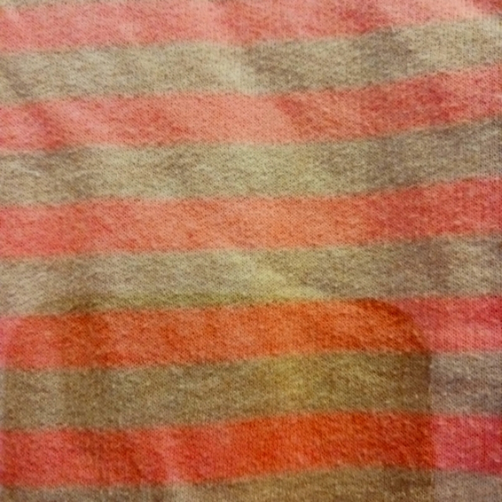 American Eagle Outfitters Striped Pink and Grey Hoodie - Medium - Picture 4 of 4
